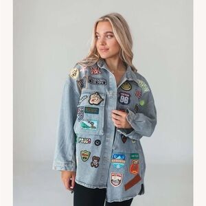 The Post Patchwork Denim Jacket
